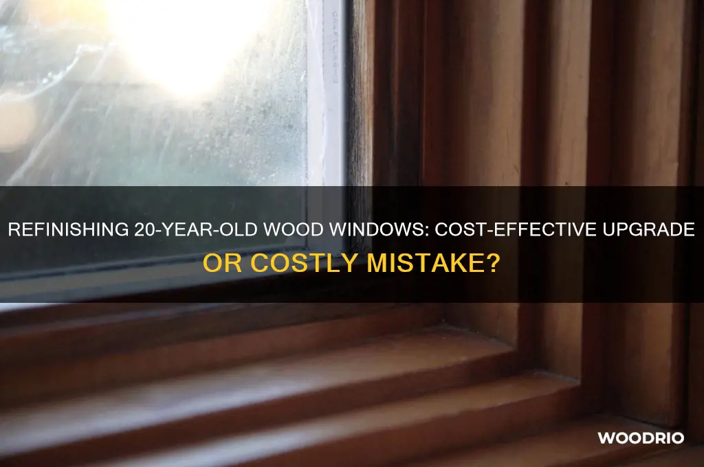 is it worth refinishing 20 year old wood windows