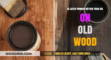 Latex vs. Oil Primer: Which Works Best on Aging Wood Surfaces?