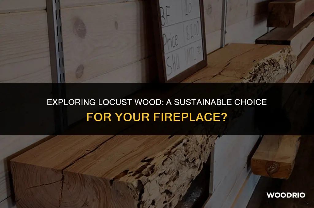 is locust wood good for burning