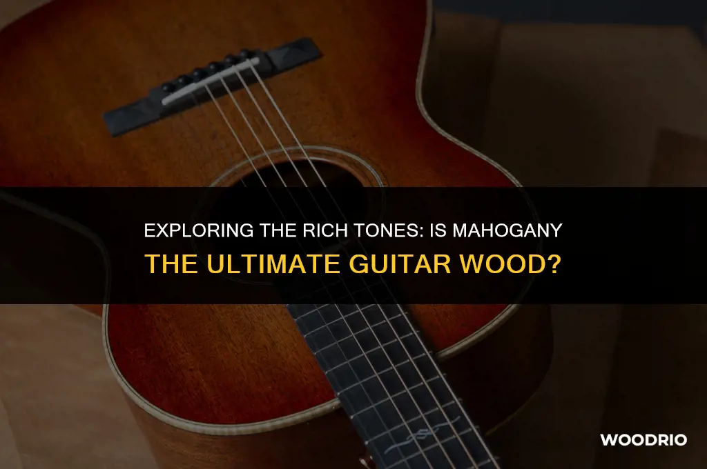 is mahogany the best wood for guitars