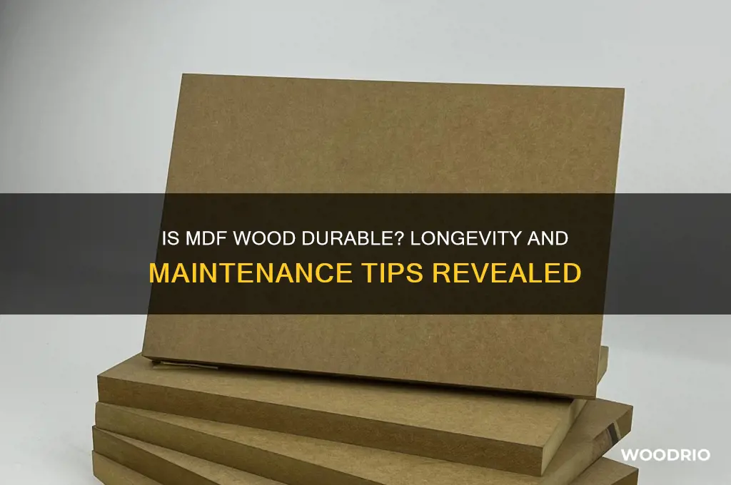 is mdf wood long lasting