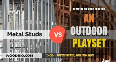 Metal vs. Wood: Which Material Reigns Supreme for Outdoor Playsets?