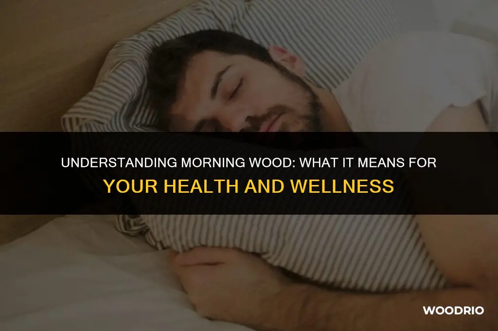 is morning wood a good sign
