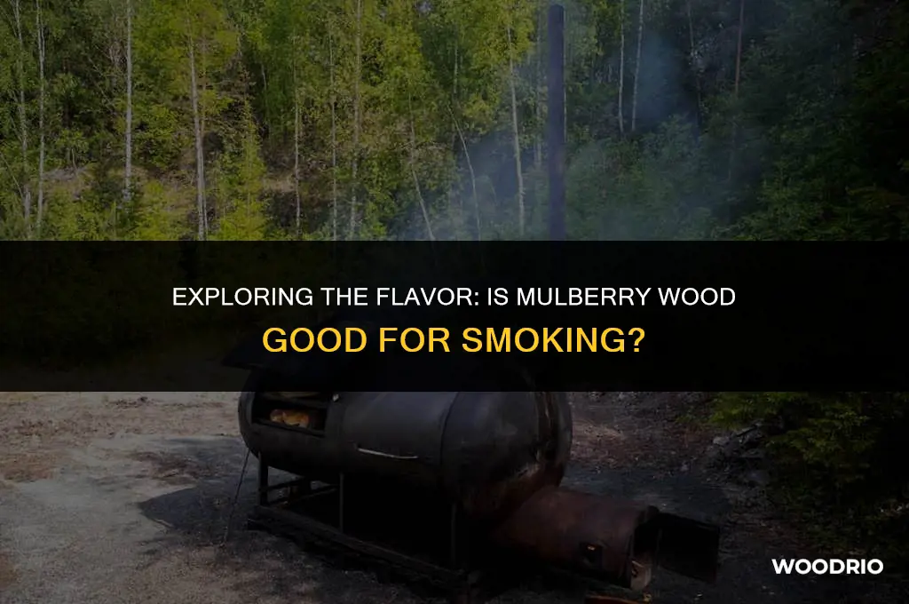 is mulberry wood good for smoking