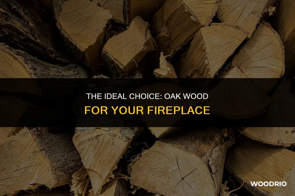 is oak wood good for fireplace