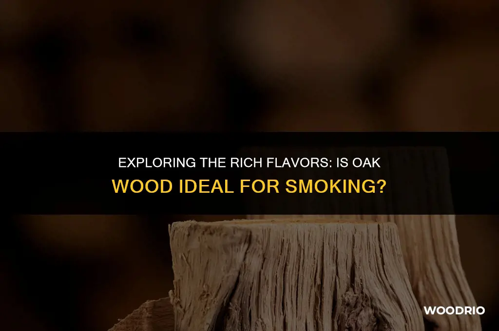 is oak wood good for smoking