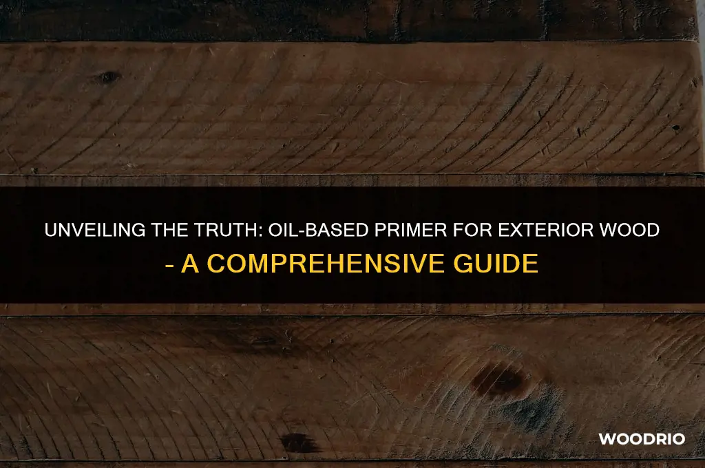 is oil based primer best for exterior wood