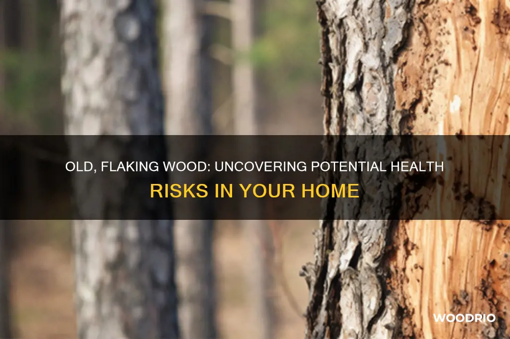 is old and flaking wood a health hazard