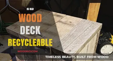 Recycling Old Wood Decks: Eco-Friendly Disposal and Reuse Options