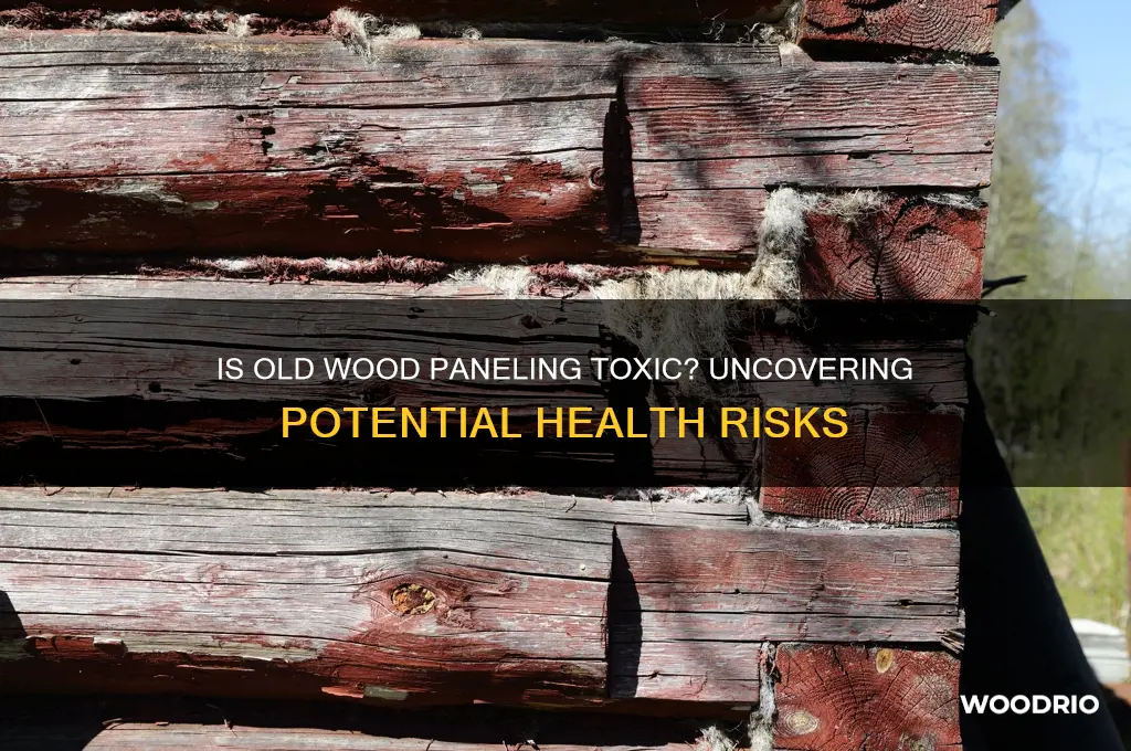 is old wood paneling toxic