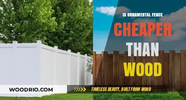 Comparing Costs: Ornamental Fence vs. Wood Fencing Options