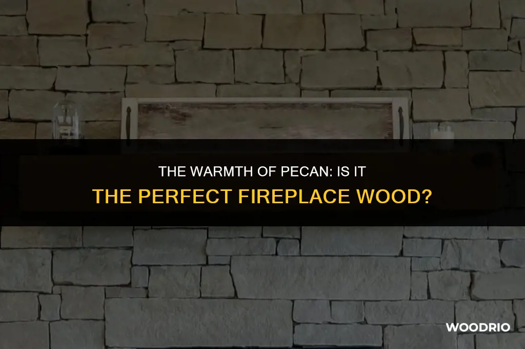 is pecan wood good for fireplace