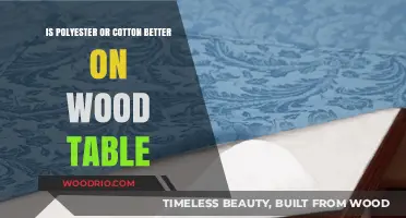 Polyester vs. Cotton: Which Fabric Protects Wood Tables Best?