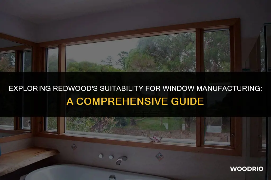 is redwood the best wood for making windows