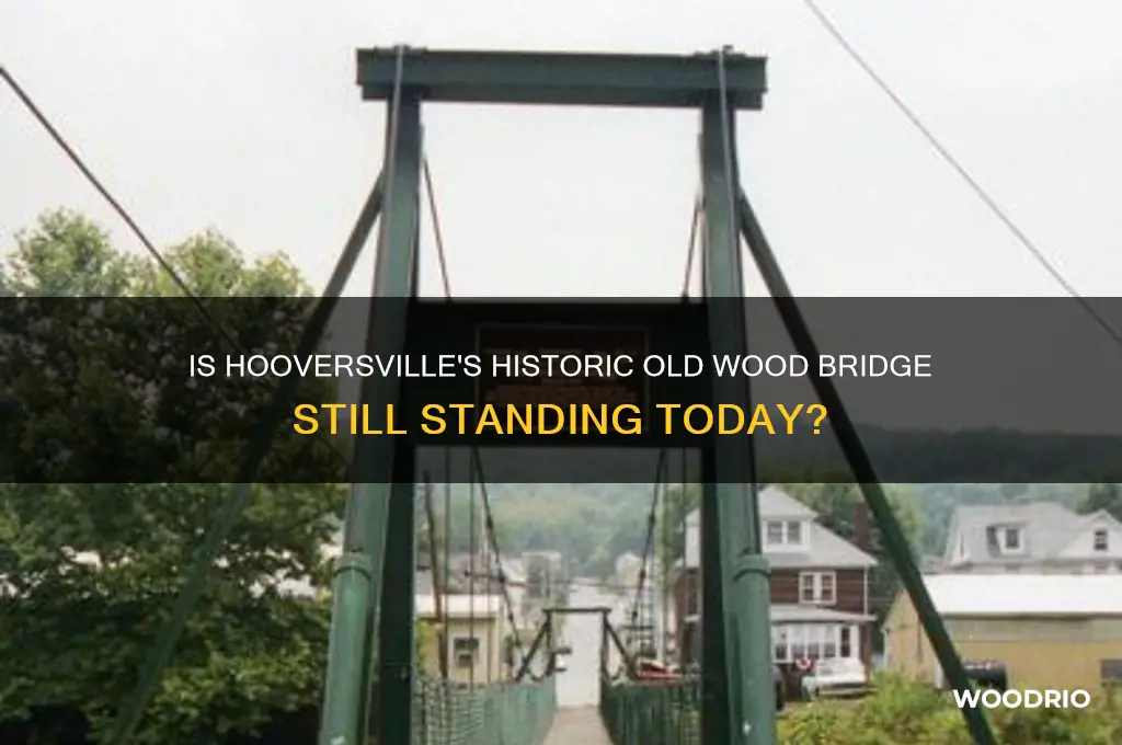 is the old wood bridge still in hooversville pa