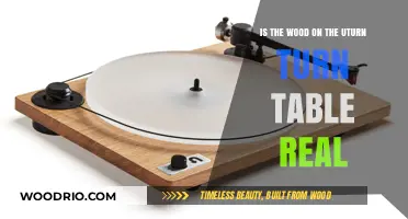 Is U-Turn's Turntable Wood Real or Just Imitation?