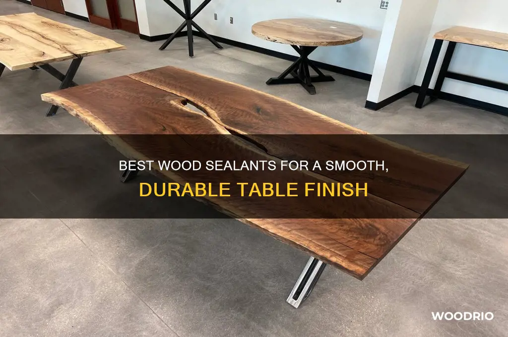 is there a sealant to make wood table smooth