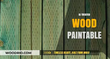 Exploring the Paintability of Treated Wood: A Comprehensive Guide
