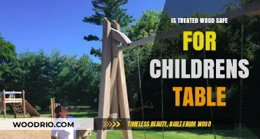 Treated Wood Safety: Is It Kid-Friendly for Children's Tables?