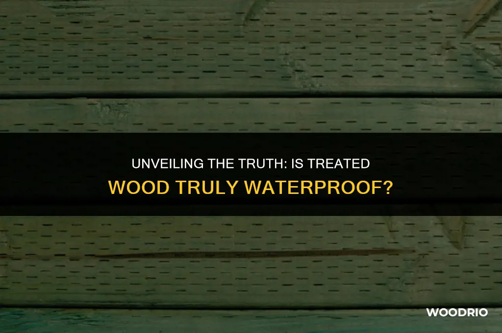 is treated wood waterproof