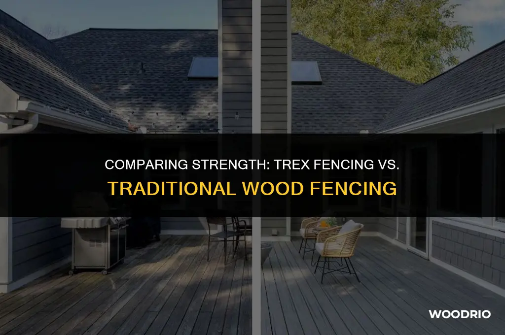 is trex fence stronger than wood