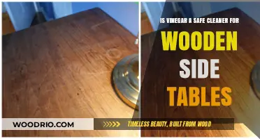 Vinegar as a Wooden Side Table Cleaner: Safe or Risky?
