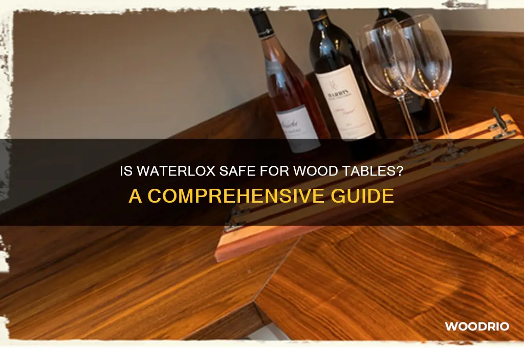 is waterlox safe for wood tables