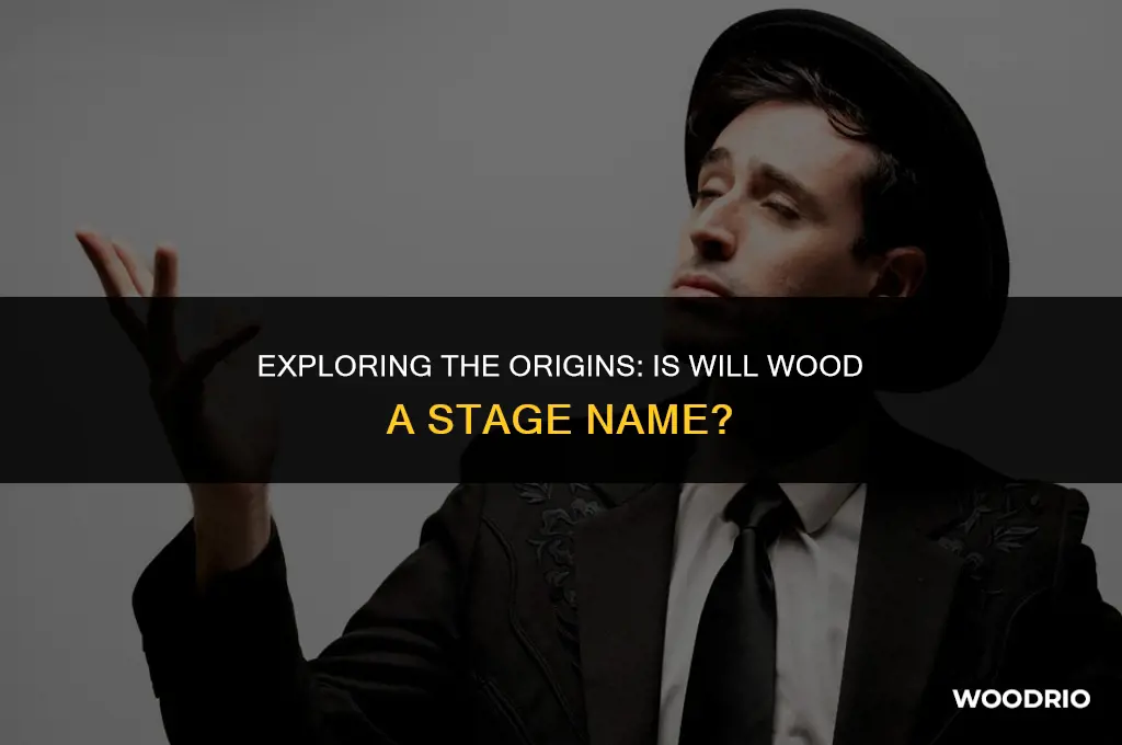 is will wood a stage name