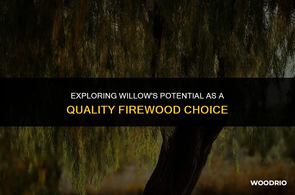 is willow a good burning wood