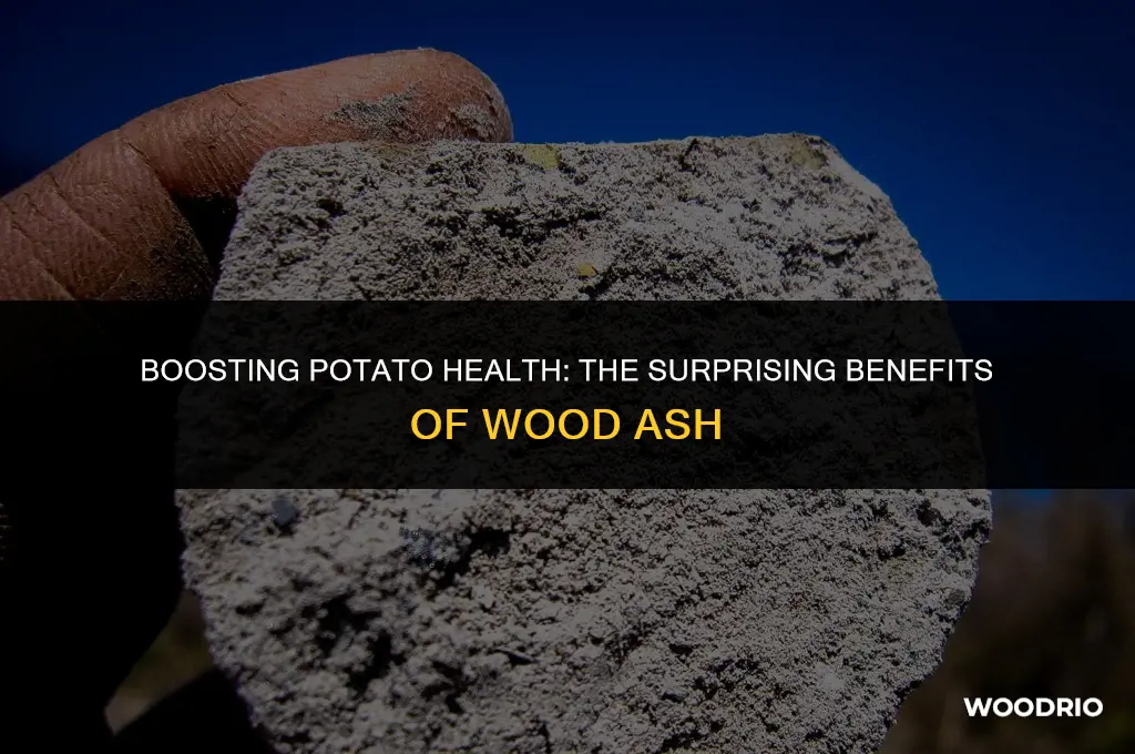is wood ash good for potatoes