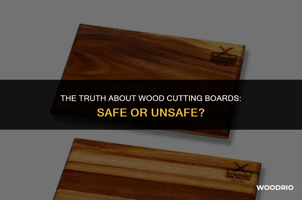 is wood cutting boards safe