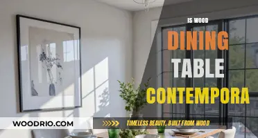 Contemporary Wood Dining Tables: Timeless Elegance or Modern Trend?