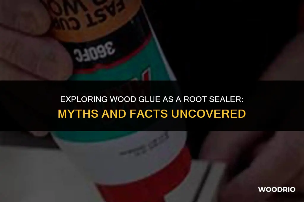 is wood glue the best root sealer