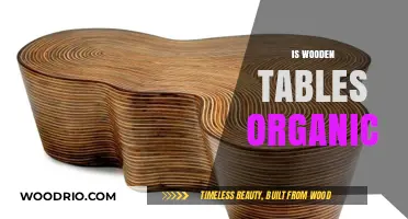 Are Wooden Tables Organic? Exploring Sustainability and Material Origins