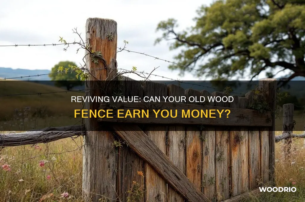 is your old wood fence worth something