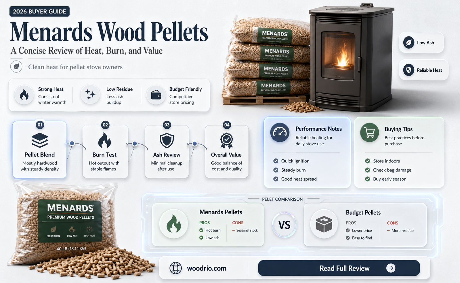 are menards wood pellets any good