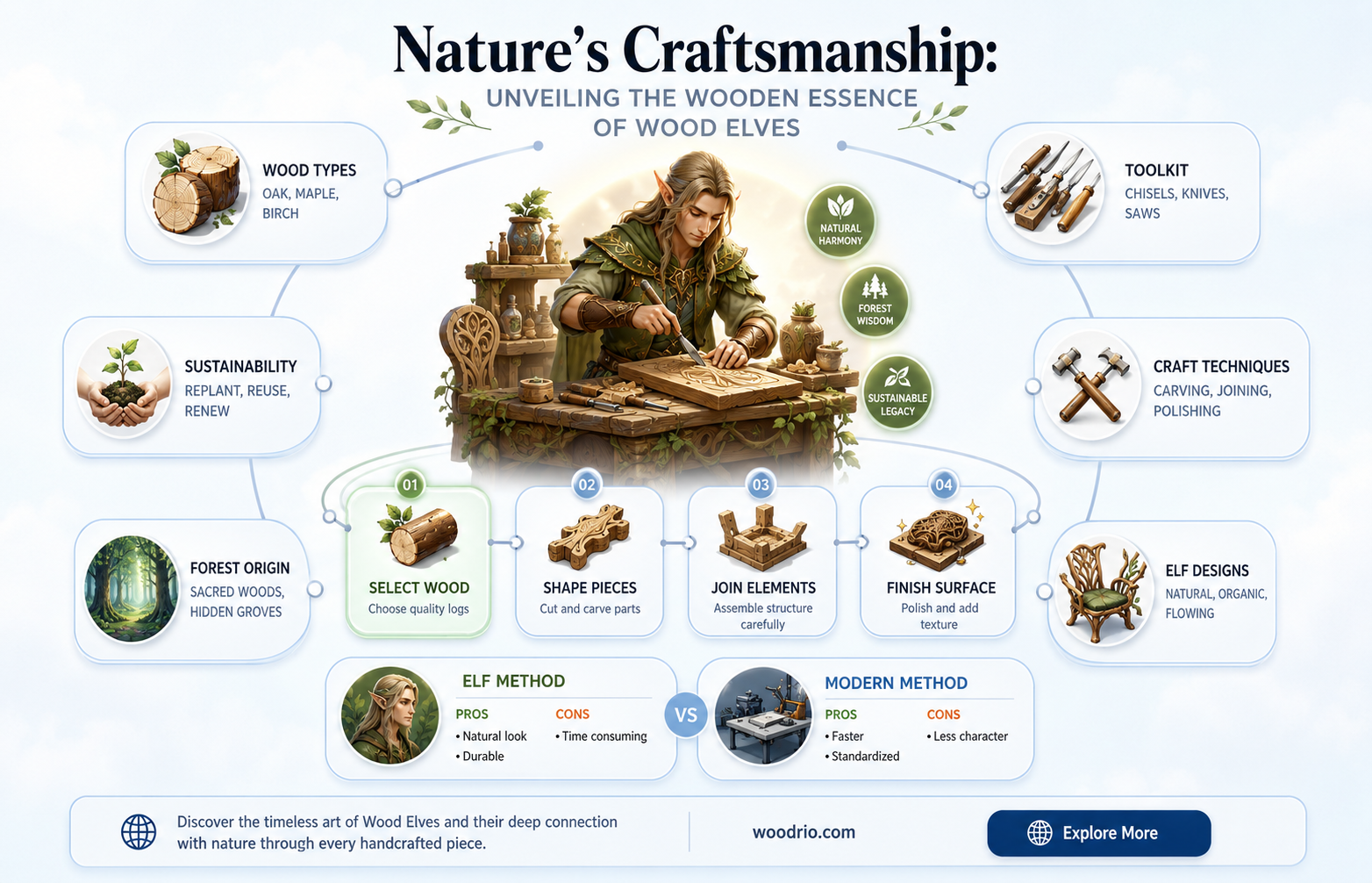are wood elves made of wood