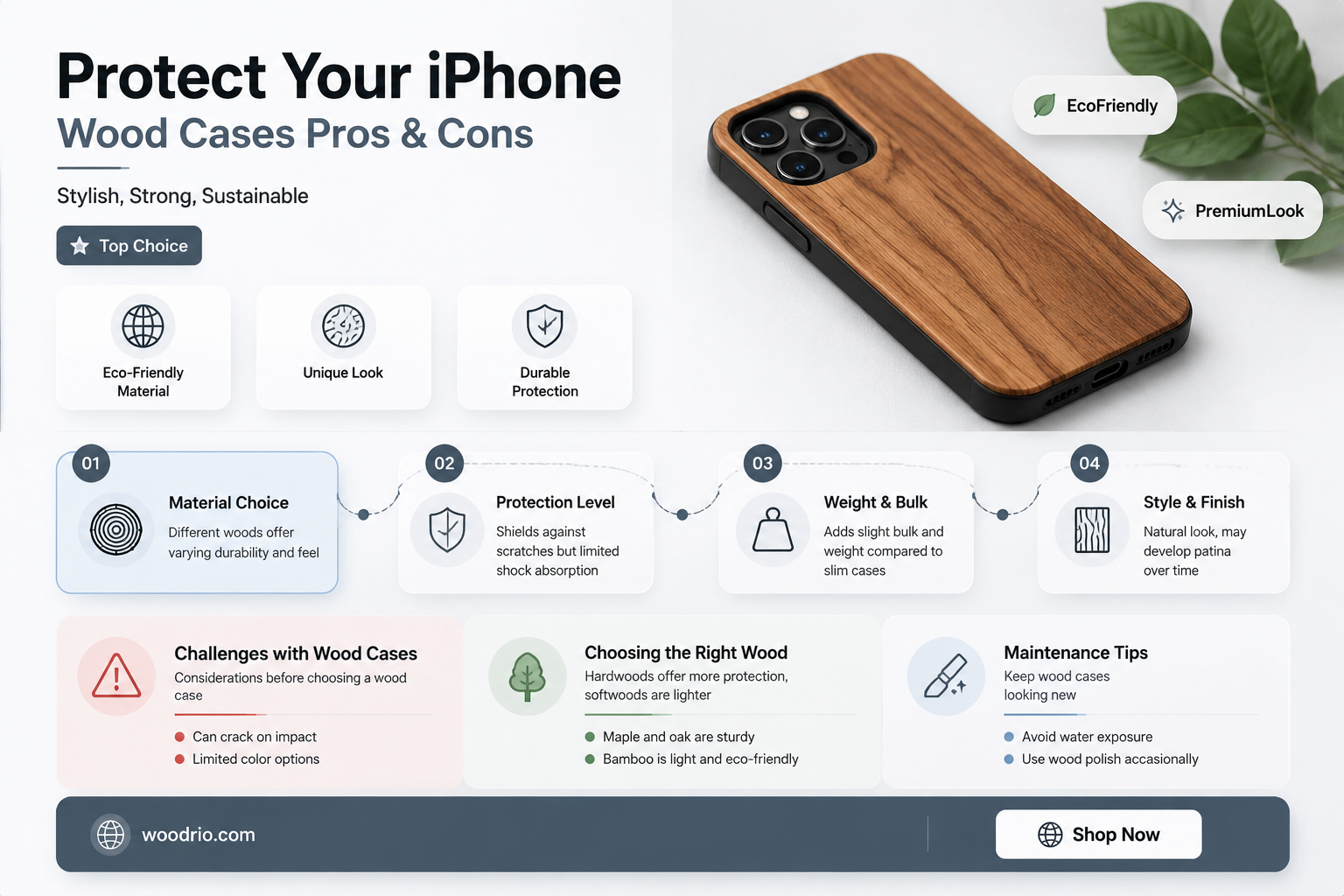 are wood cases good for iphones