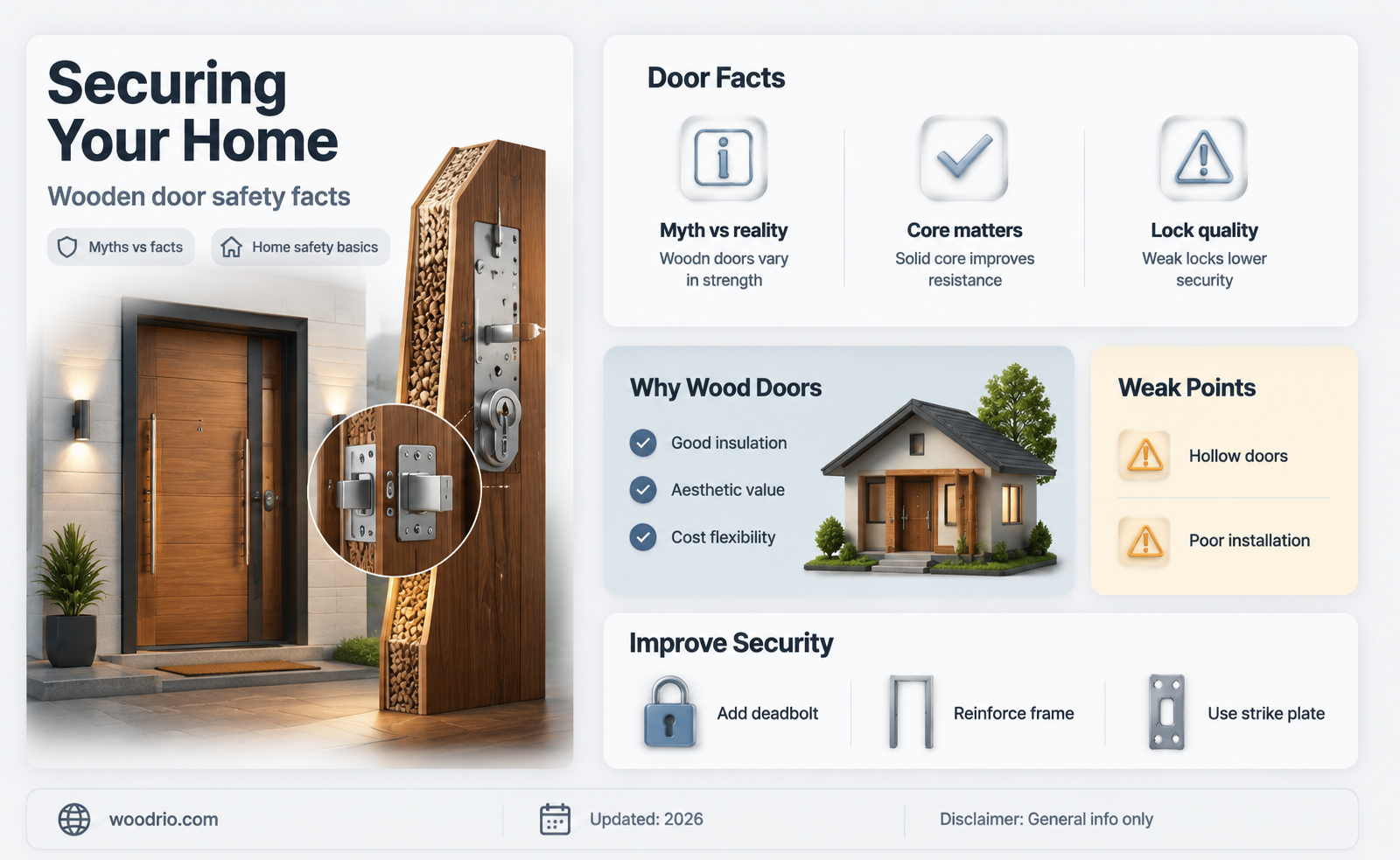 are wooden doors safe