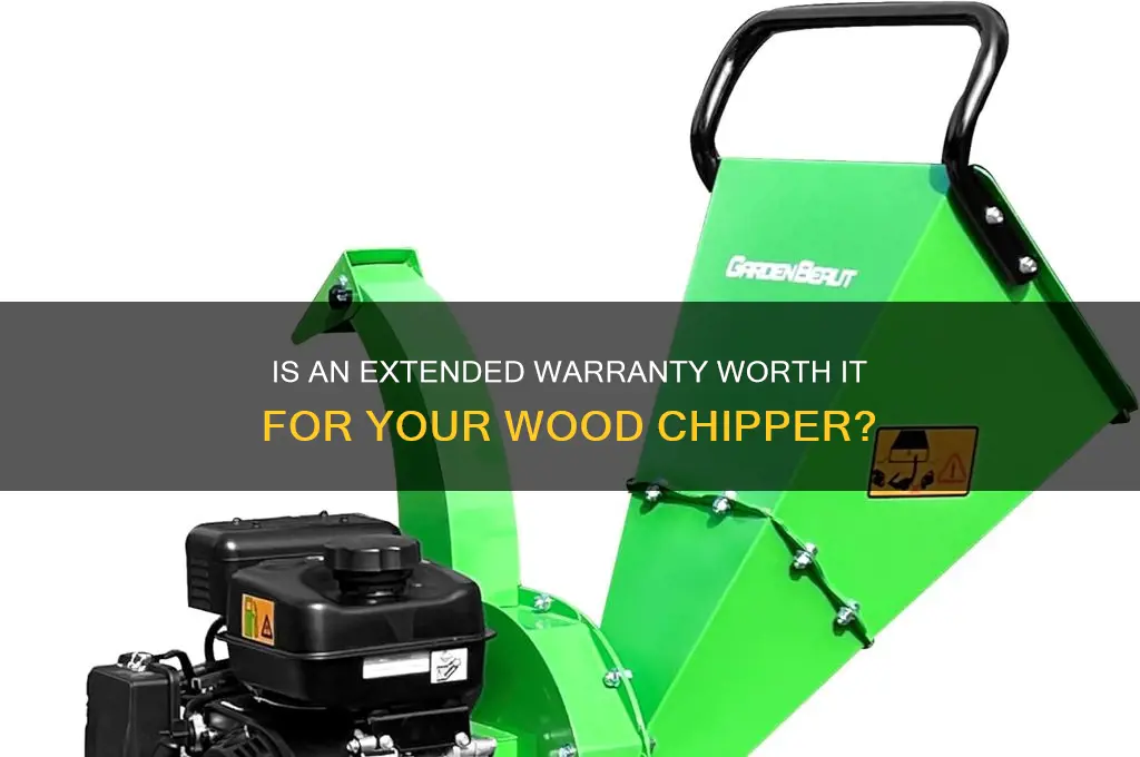 should i buy extra warranty with wood chipper
