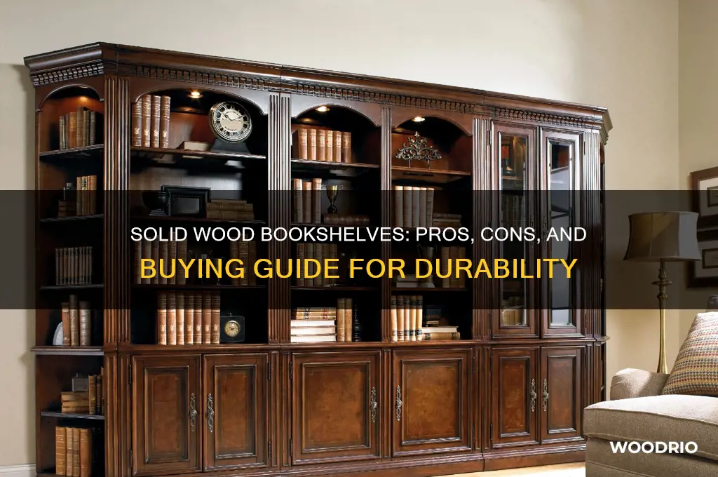 should i buy solid wood bookshelves