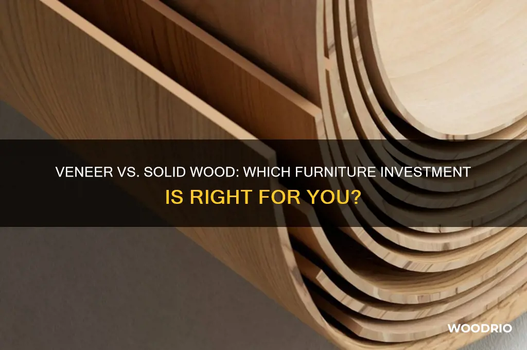 should i buy veneer manufacture wood furniture