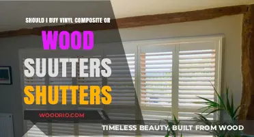Vinyl, Composite, or Wood Shutters: Which is Best for Your Home?