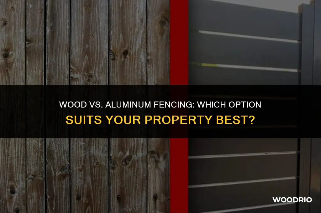 should i install wood or aluminum fence