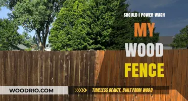 Revitalize Your Wood Fence: Power Washing Pros and Cons