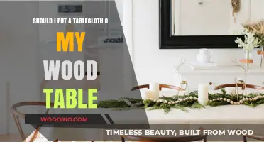 Tablecloth or Not? Protecting Your Wood Table: Pros and Cons