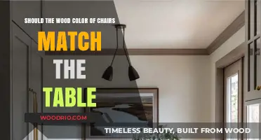 Matching Wood Tones: Should Chairs and Tables Coordinate in Color?