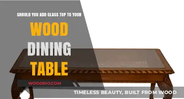 Glass Top for Wood Dining Table: Pros, Cons, and Style Tips