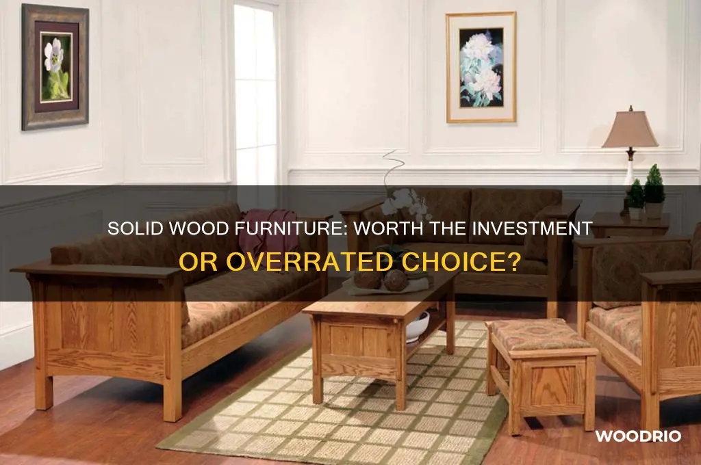 should you always buy solid wood furniture