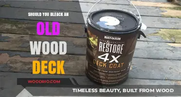 Revive or Replace: Should You Bleach Your Aging Wood Deck?